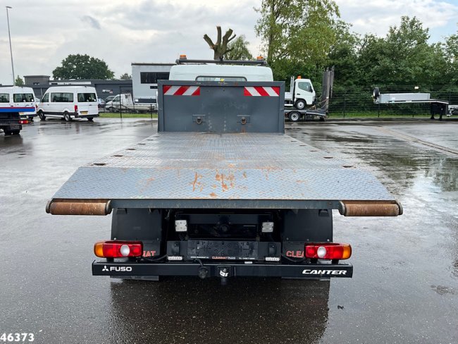FUSO  Canter Euro 6 Hyvalift 5 Ton haakarmsysteem + Flatbedcontainer Just 44.417 km! (4)