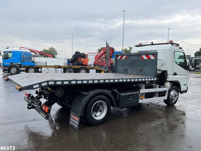 FUSO  Canter Euro 6 Hyvalift 5 Ton haakarmsysteem + Flatbedcontainer Just 44.417 km! (5)