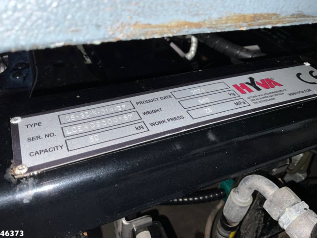FUSO  Canter Euro 6 Hyvalift 5 Ton haakarmsysteem + Flatbedcontainer Just 44.417 km! (19)