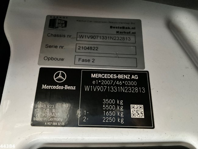 Mercedes-Benz  Sprinter 315 1.9 CDI Euro 6 kippende zijlader Just 39.284 km! (22)