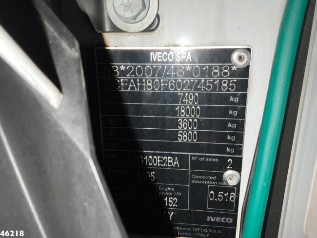 Iveco  Eurocargo ML80E21K Meiller 4m³ kipper Just 9.786 km! (22)