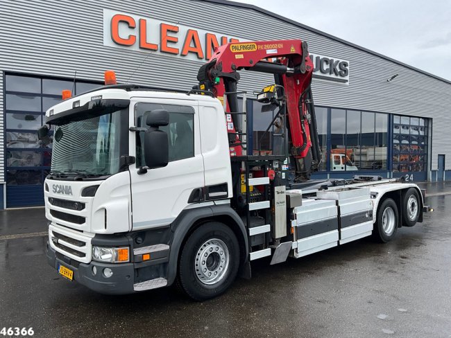 Scania  P 340 CNG Euro 6 Palfinger 26 Tonmeter laadkraan Just 255.592 km! (1)