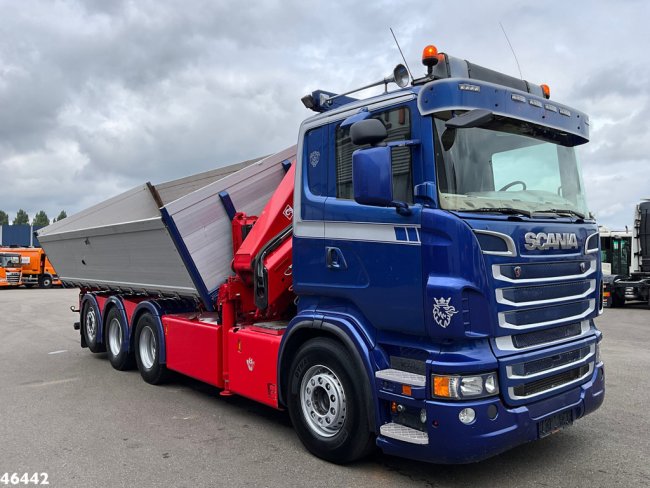 Scania  R 560 V8 8x4 Retarder Hiab 24 Tonmeter laadkraan (10)
