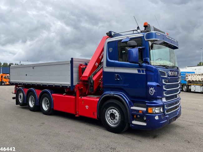 Scania  R 560 V8 8x4 Retarder Hiab 24 Tonmeter laadkraan (11)