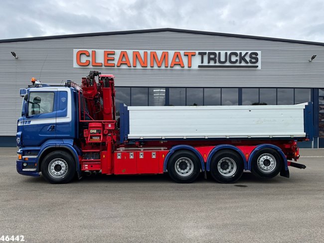 Scania  R 560 V8 8x4 Retarder Hiab 24 Tonmeter laadkraan (12)