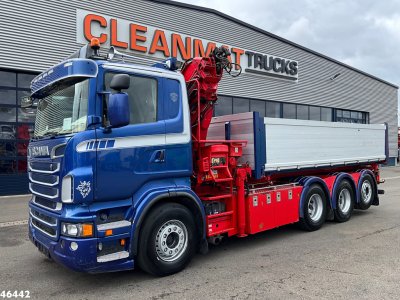 Scania R 560 V8 8x4 Retarder Hiab 24 Tonmeter laadkraan