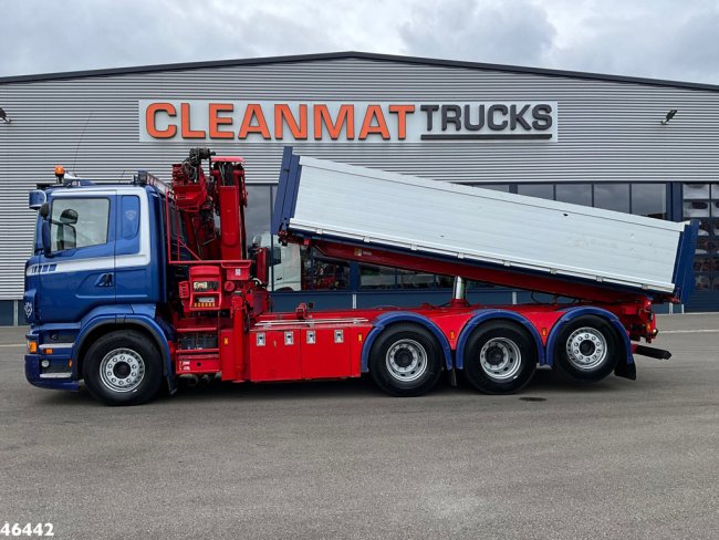 Scania  R 560 V8 8x4 Retarder Hiab 24 Tonmeter laadkraan (2)