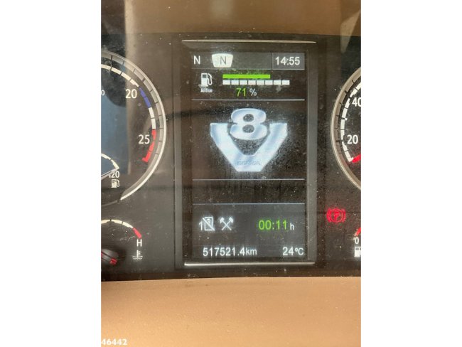 Scania  R 560 V8 8x4 Retarder Hiab 24 Tonmeter laadkraan (28)