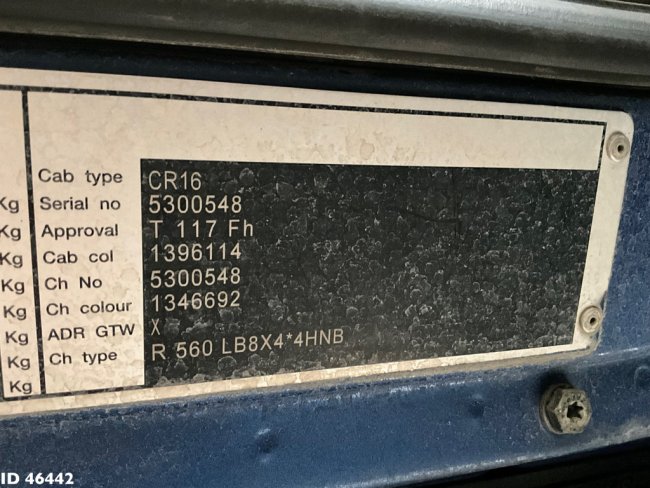 Scania  R 560 V8 8x4 Retarder Hiab 24 Tonmeter laadkraan (31)