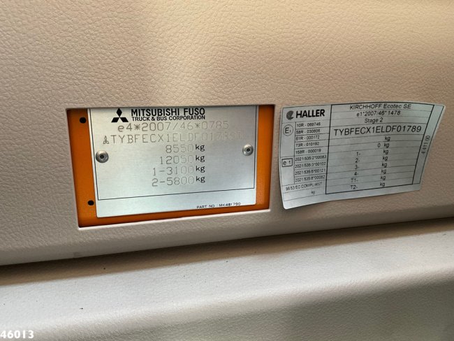 FUSO  Canter 9C18 Euro 6 Geesink 7m³ (17)