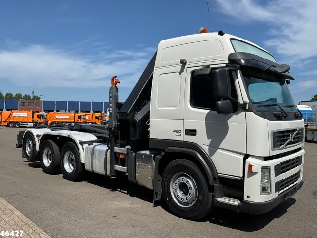 Volvo  FM 480 8x4 Hiab 28 Tonmeter laadkraan (4)
