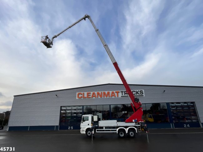 MAN  TGM 26.320 Euro 6 Bocker hoogwerker met Jib 46 meter Just 33.833 km! (1)