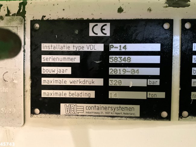 Volvo  FM 370 Euro 6 VDL 14 Ton portaalarmsysteem (14)