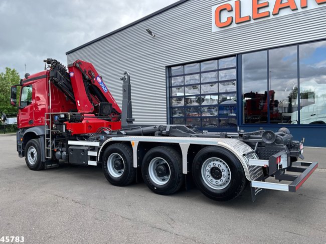 Mercedes-Benz  Arocs 3251 8x4 Euro 6 HMF 26 Tonmeter laadkraan (3)