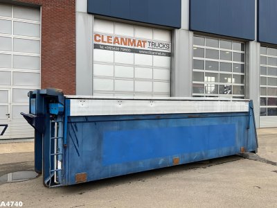 Container 21m³ met Hydraulische milieukleppen 