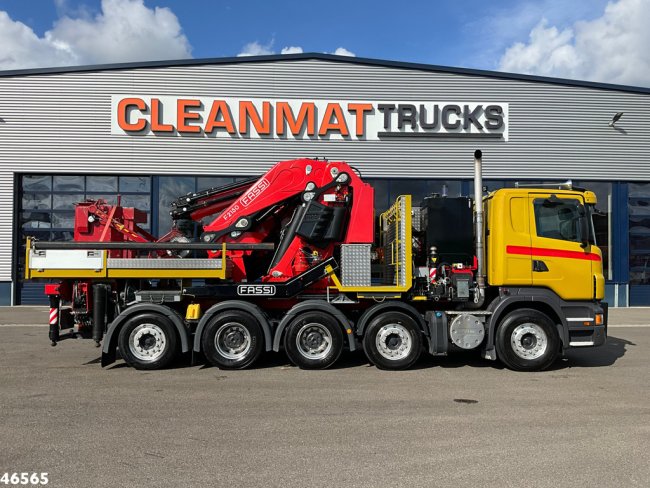 Scania  R 620 10x4 Fassi 195 Tonmeter laadkraan + Fly-Jib Just 83.372 km! (3)