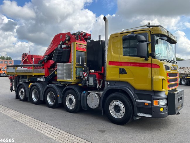 Scania  R 620 10x4 Fassi 195 Tonmeter laadkraan + Fly-Jib Just 83.372 km! (7)
