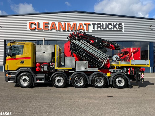 Scania  R 620 10x4 Fassi 195 Tonmeter laadkraan + Fly-Jib Just 83.372 km! (8)