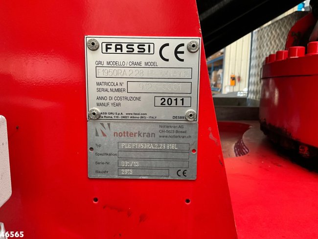 Scania  R 620 10x4 Fassi 195 Tonmeter laadkraan + Fly-Jib Just 83.372 km! (33)