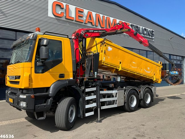 Iveco  Trakker AD380T41W 6x6 Palfinger 15 Tonmeter Z-kraan Just 225.390 km! (1)