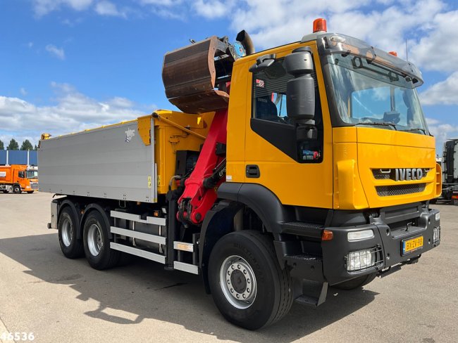 Iveco  Trakker AD380T41W 6x6 Palfinger 15 Tonmeter Z-kraan Just 225.390 km! (7)