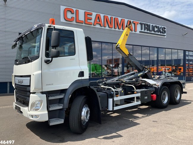 DAF  FAT CF 460 6x4 Euro 6 Marrel 20 Ton Schuif-knik haakarmsysteem (0)