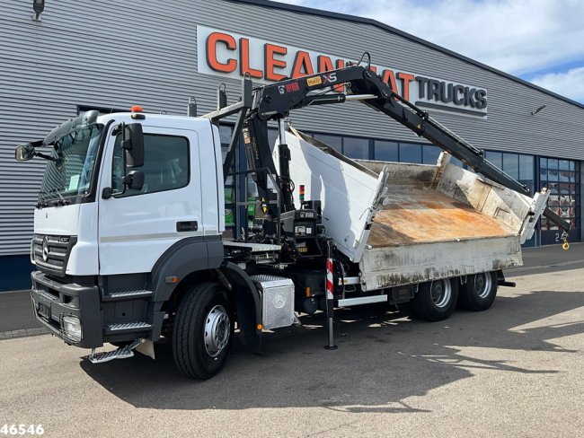 Mercedes-Benz  Axor 2636 6x4 Manual Full steel Hiab 14 Tonmeter laadkraan (1)