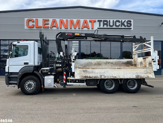 Mercedes-Benz  Axor 2636 6x4 Manual Full steel Hiab 14 Tonmeter laadkraan (2)