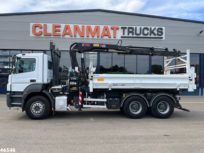 Mercedes-Benz  Axor 2636 6x4 Manual Full steel Hiab 14 Tonmeter laadkraan (7)