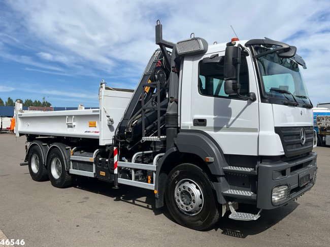 Mercedes-Benz  Axor 2636 6x4 Manual Full steel Hiab 14 Tonmeter laadkraan (9)
