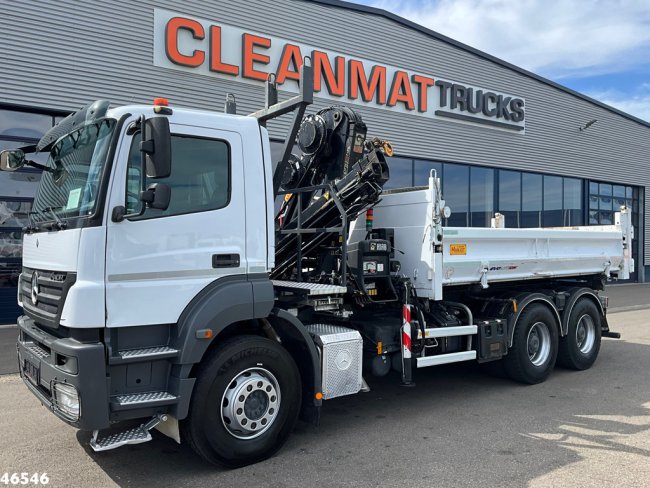 Mercedes-Benz  Axor 2636 6x4 Manual Full steel Hiab 14 Tonmeter laadkraan (10)
