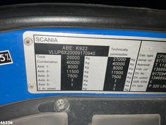 Scania  P 320 Zoeller 22m³ (22)
