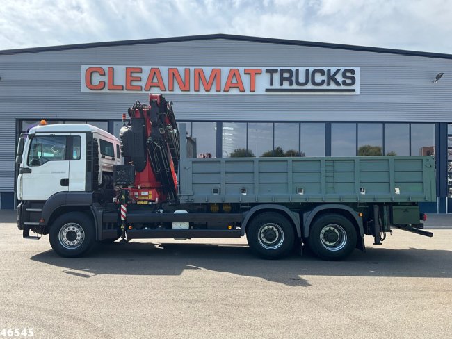 MAN  TGA 26.320 6x4 Full Steel Manual Fassi 45 Tonmeter laadkraan + Fly-jib Just 32.717 km! (2)