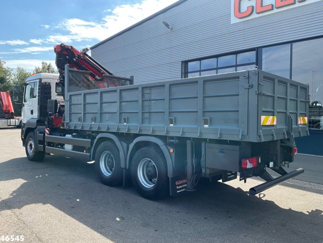 MAN  TGA 26.320 6x4 Full Steel Manual Fassi 45 Tonmeter laadkraan + Fly-jib Just 32.717 km! (3)