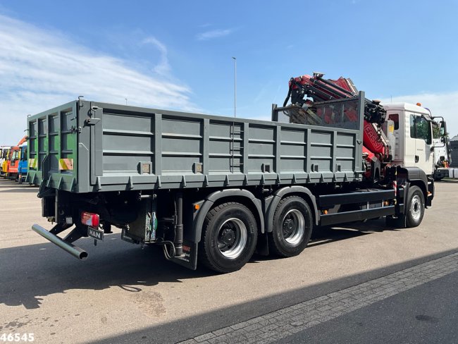 MAN  TGA 26.320 6x4 Full Steel Manual Fassi 45 Tonmeter laadkraan + Fly-jib Just 32.717 km! (6)