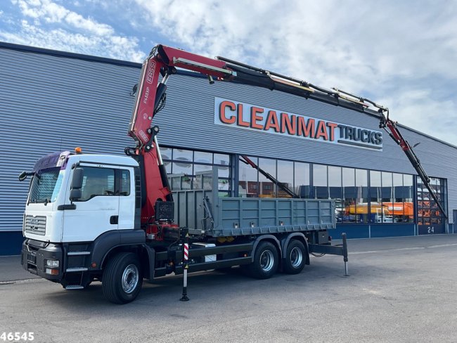 MAN  TGA 26.320 6x4 Full Steel Manual Fassi 45 Tonmeter laadkraan + Fly-Jib Just 32.717 km! (0)