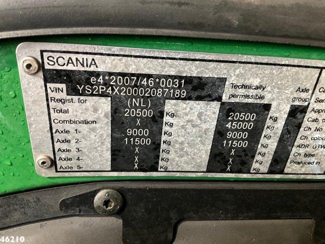 Scania  P 320 Euro 6 Bekker LaGram 8m³ kolkenzuiger (35)