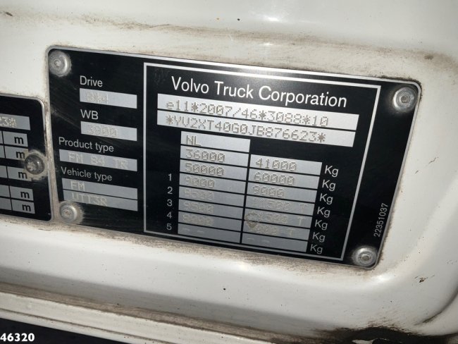 Volvo  FM 500 Euro 6 HMF 50 Tonmeter laadkraan + Fly-Jib! Just 173.280 km! (23)