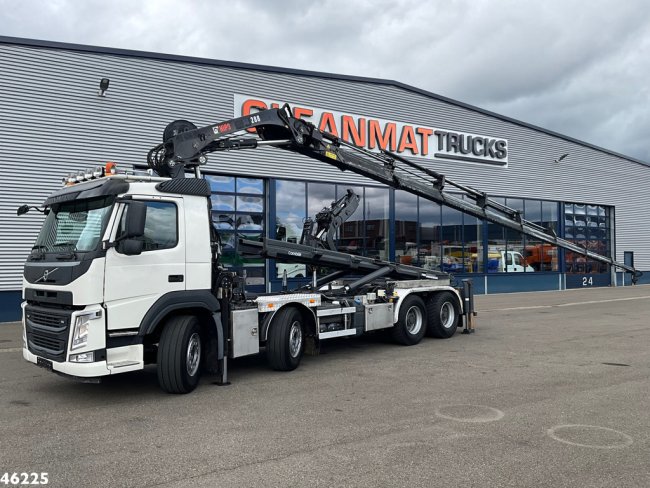 Volvo  FM 410 8x4 Hiab 28 Tonmeter laadkraan met 20 Ton Silosteller haakarmsysteem (0)