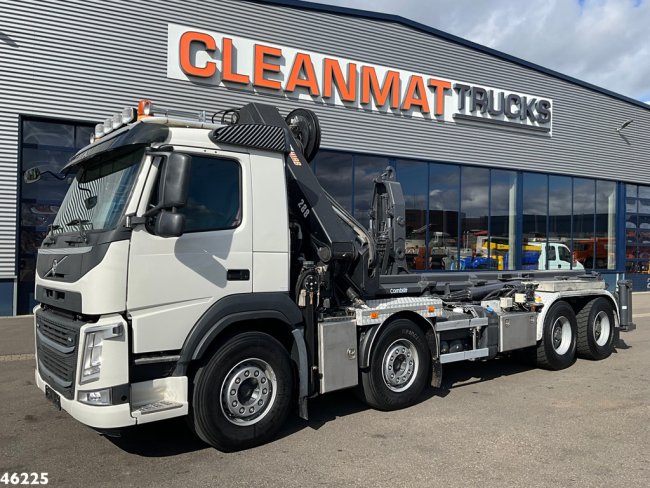 Volvo  FM 410 8x4 Hiab 28 Tonmeter laadkraan met 20 Ton Silosteller haakarmsysteem (1)