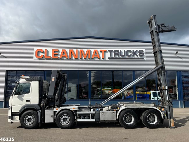 Volvo  FM 410 8x4 Hiab 28 Tonmeter laadkraan met 20 Ton Silosteller haakarmsysteem (2)