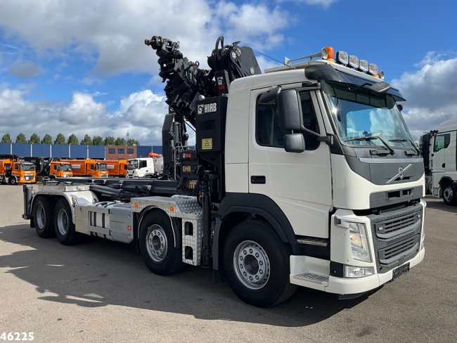 Volvo  FM 410 8x4 Hiab 28 Tonmeter laadkraan met 20 Ton Silosteller haakarmsysteem (5)