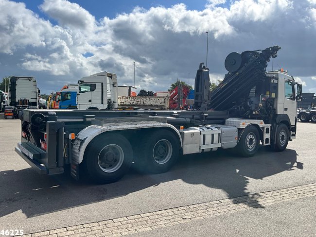 Volvo  FM 410 8x4 Hiab 28 Tonmeter laadkraan met 20 Ton Silosteller haakarmsysteem (6)