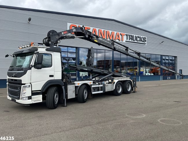 Volvo  FM 410 8x4 Hiab 28 Tonmeter laadkraan met 20 Ton Silosteller haakarmsysteem (8)