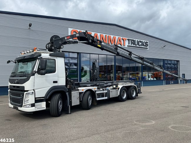 Volvo  FM 410 8x4 Hiab 28 Tonmeter laadkraan met 20 Ton Silosteller haakarmsysteem (9)