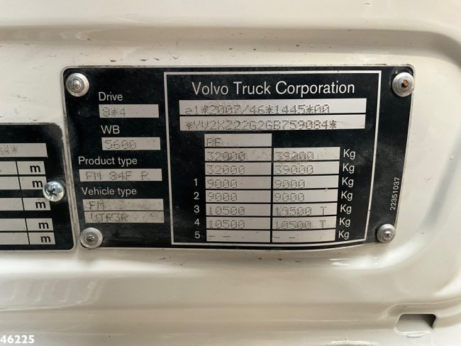 Volvo  FM 410 8x4 Hiab 28 Tonmeter laadkraan met 20 Ton Silosteller haakarmsysteem (29)