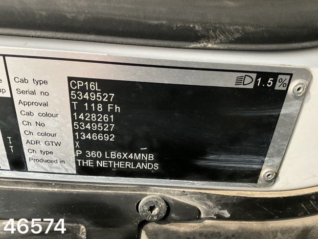 Scania  P 360 6x4 Euro 6 Hiab haakarmsysteem Just 101.456 km! (20)