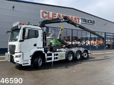 MAN TGS 35.430 8x4 HMF 19 Tonmeter Z-kraan Just 122.810 km! Geschikt voor alle milieuzones tot 01-01-2030!
