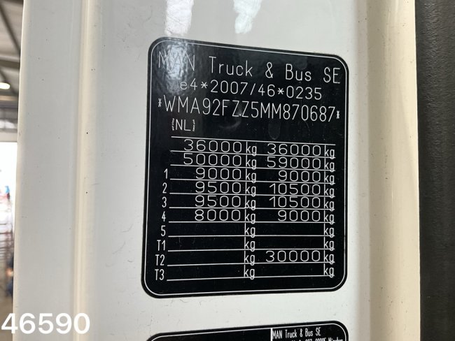 MAN  TGS 35.430 8x4 HMF 19 Tonmeter Z-kraan Just 122.810 km! Geschikt voor alle milieuzones tot 01-01-2030! (23)