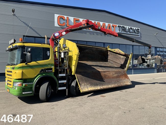 Scania  P 400 8x4 Retarder HMF 16 Tonmeter Z-kraan (1)